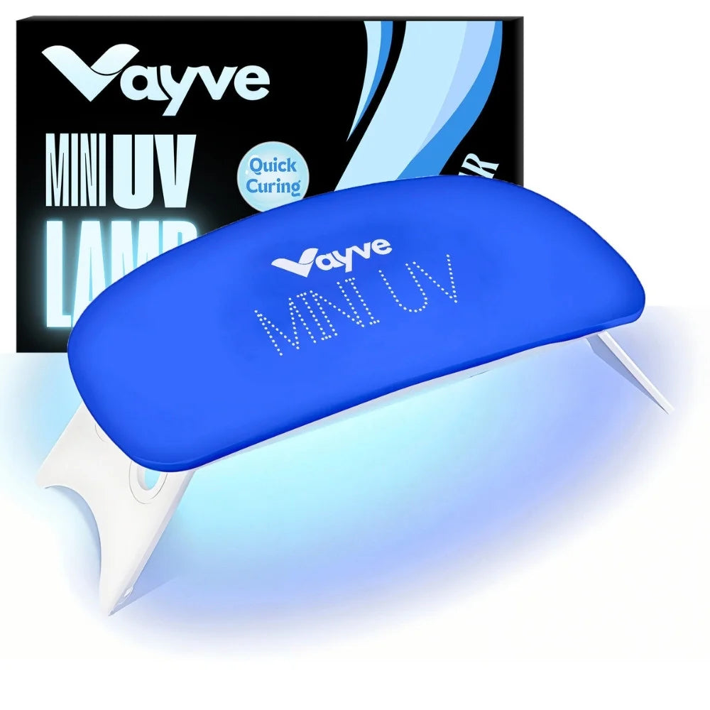 Vayve Portable Mini UV Lamp – 6W LED UV Nail Gel Polish Dryer