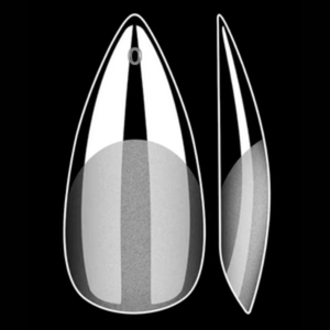 Vayve Soft Gel Nail Tips – Half Matte Pre Buff & Full Clear, 120 Pcs (12 Sizes)