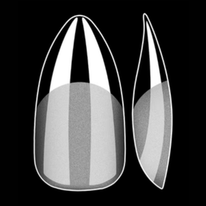 Vayve Soft Gel Nail Tips – Half Matte Pre Buff & Full Clear, 120 Pcs (12 Sizes)