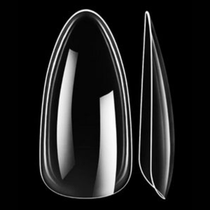 Vayve Soft Gel Nail Tips – Half Matte Pre Buff & Full Clear, 120 Pcs (12 Sizes)