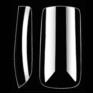 Vayve Soft Gel Nail Tips – Half Matte Pre Buff & Full Clear, 120 Pcs (12 Sizes)