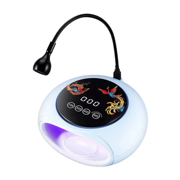 UV Lamp Nail Dryer V15 128W with Flexible Gooseneck UV LED Light
