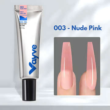 Vayve Polygel for Nail Extension – UV/LED Soak Off Poly Nail Gel (30g)