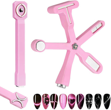 Vayve 2 Pcs Cat Eye Nail Magnet Pen Set 3-in-1 & 6-in-1 Magnetic Tools