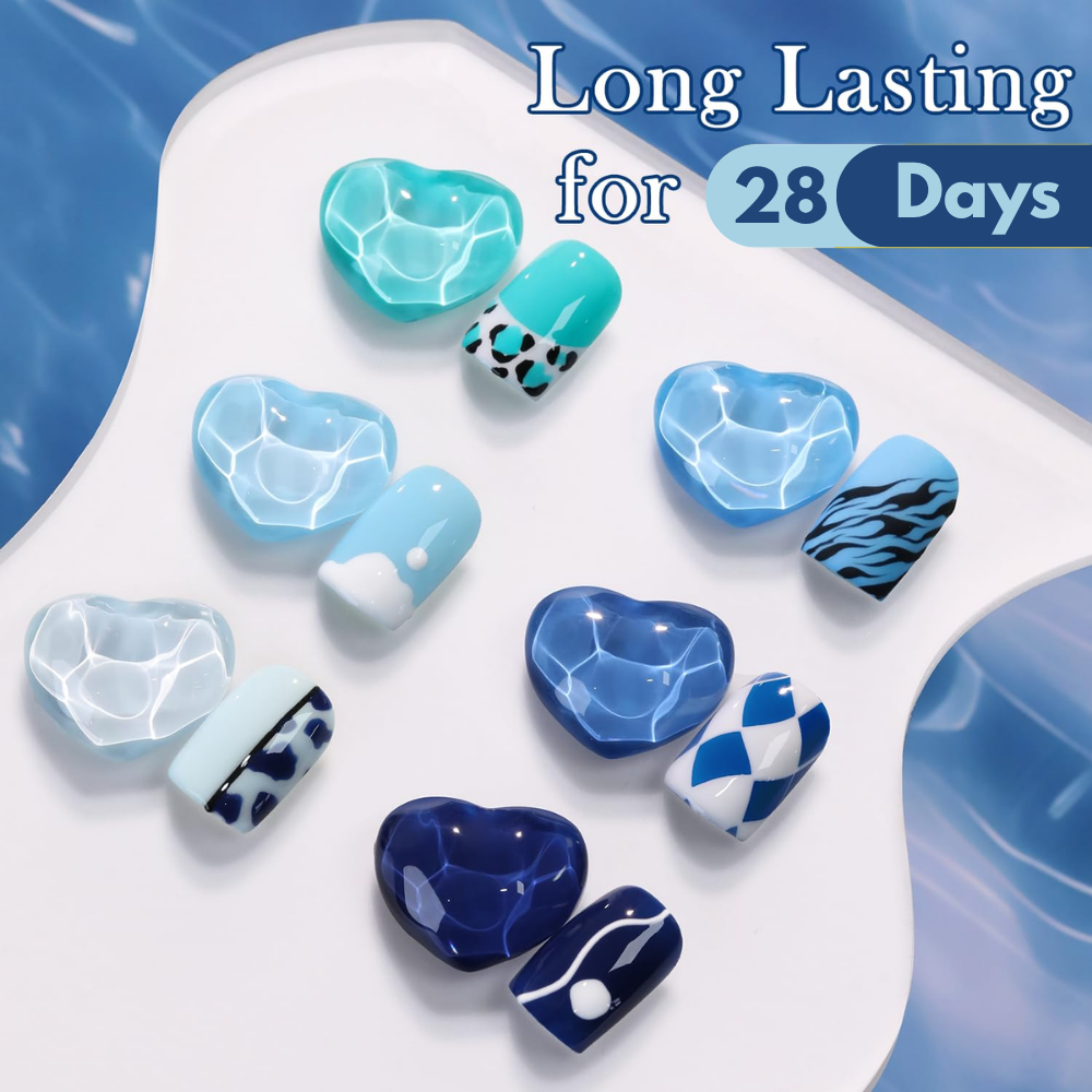 Vayve Oceana Blue Gel Polish Set – 6 Ocean-Inspired Shades