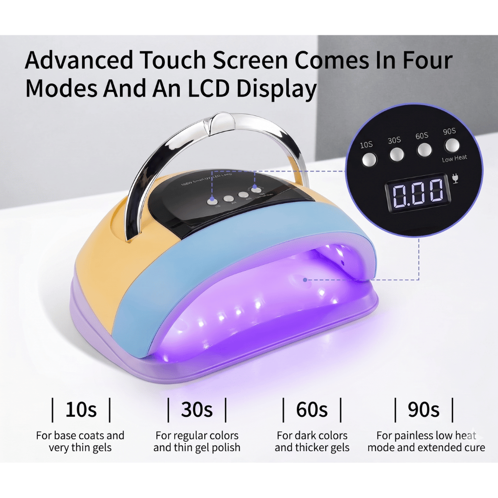 UV Lamp Nail Dryer C8 Plus – 256W Nail Lamp with 57 LEDs & Smart Auto Sensor