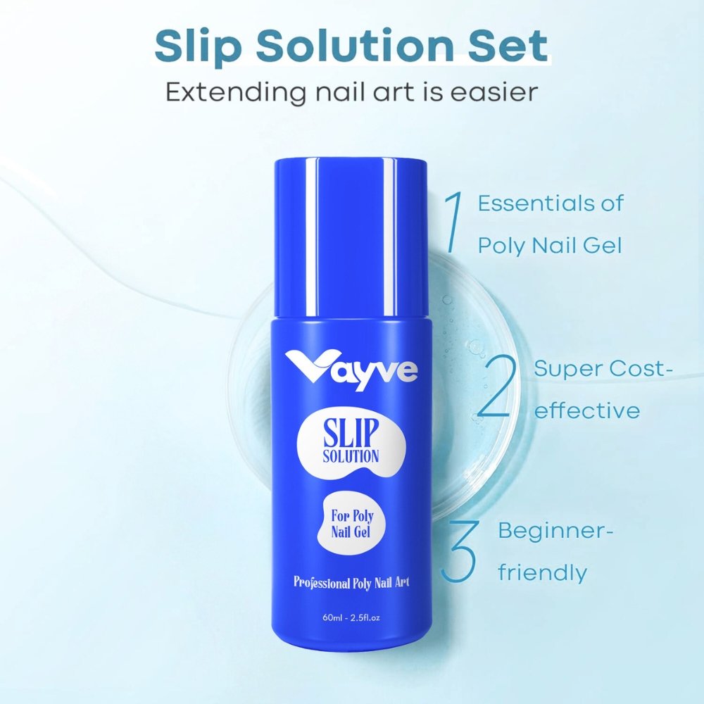 Vayve Slip Solution 60ml | Nail Extension Slip Solution Liquid for Easy Application