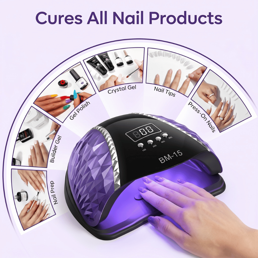 UV Lamp Nail Dryer BM-15 –  66 LEDs with Smart Sensor & LCD Display