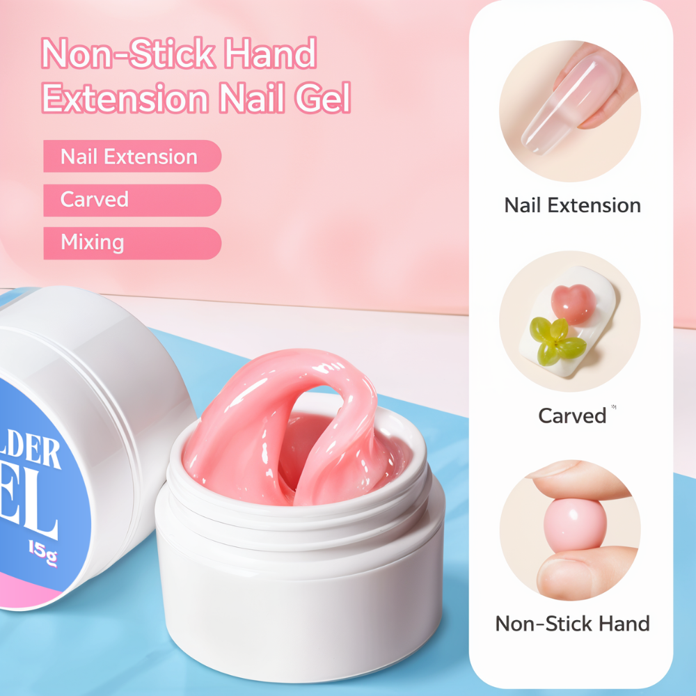 Vayve Solid Builder Gel 15g | Non-Stick Nail Extension Gel