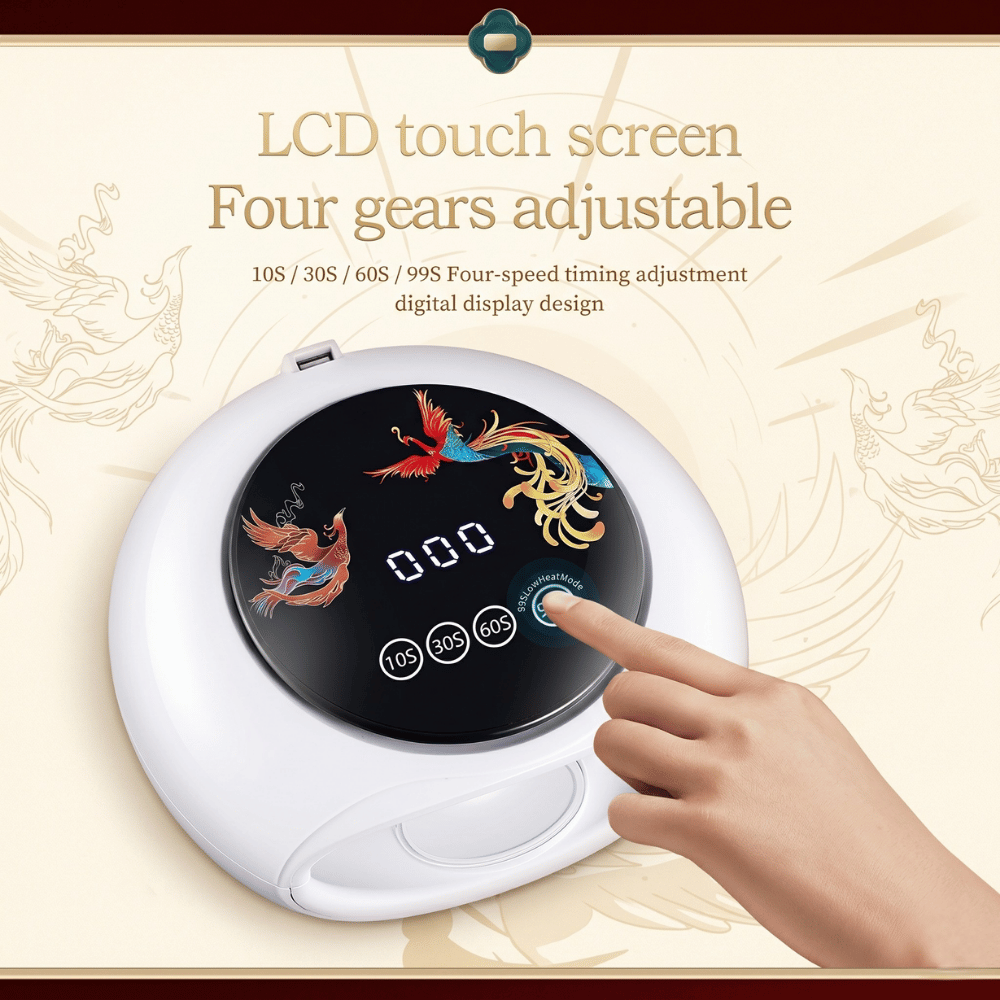 UV Lamp Nail Dryer V15 128W with Flexible Gooseneck UV LED Light