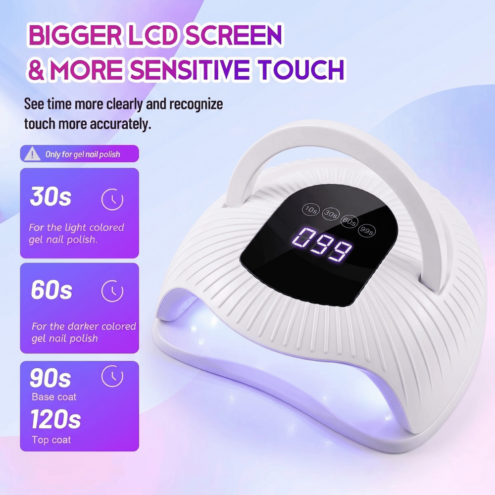 UV Lamp Nail Dryer BM-8 268W with Smart Sensor & LED Display