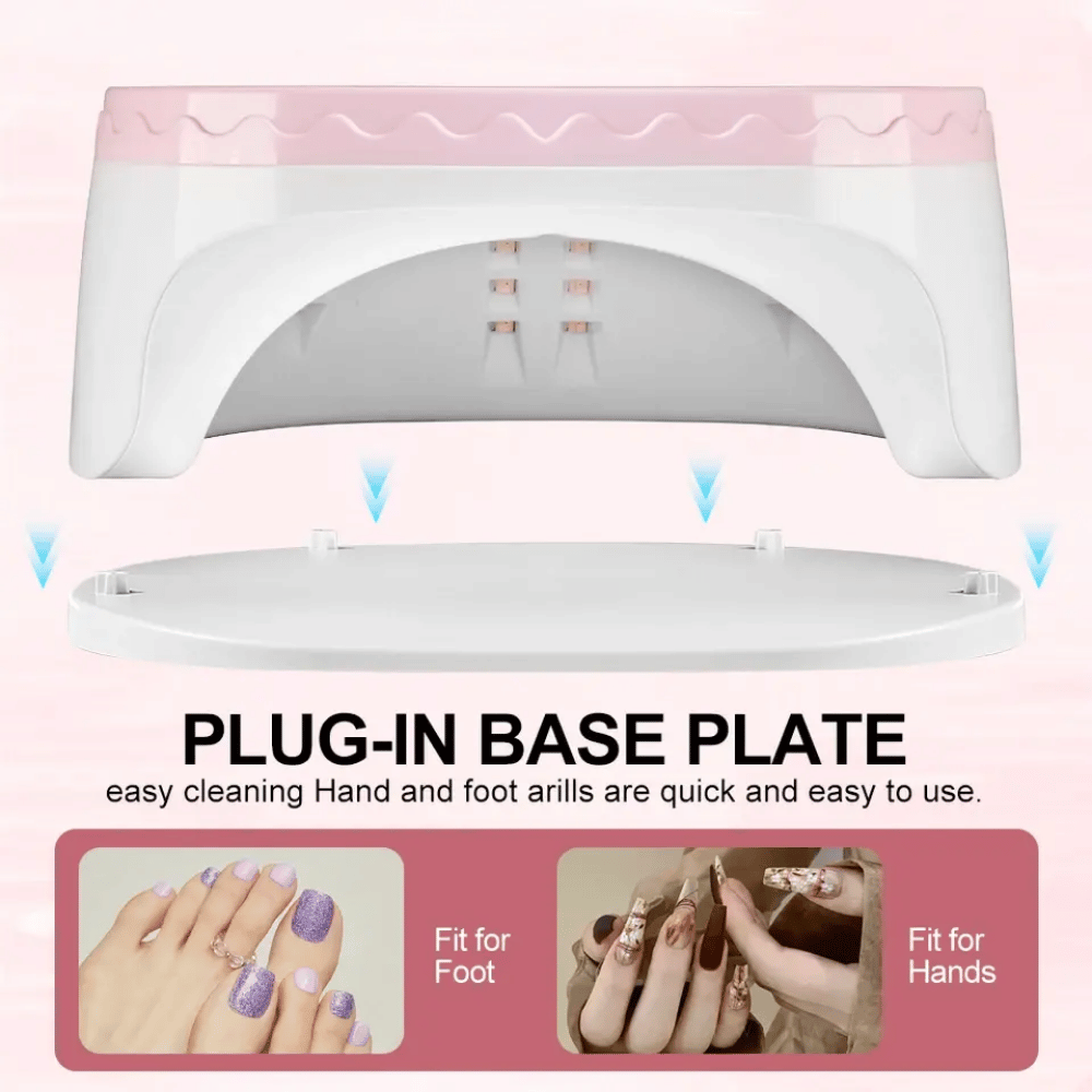 UV Lamp Nail Dryer G17 – 168W Nail Lamp with 45 LEDs, Smart Sensor & Removable Base