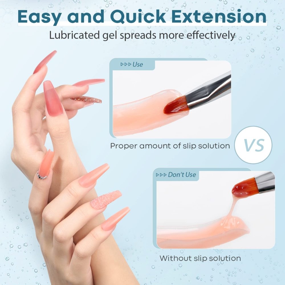 Vayve Slip Solution 60ml | Nail Extension Slip Solution Liquid for Easy Application