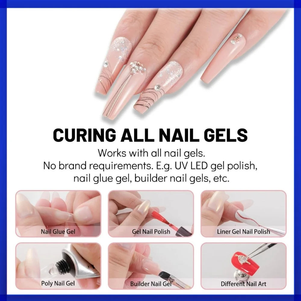 Vayve Portable Mini UV Lamp – 6W LED UV Nail Gel Polish Dryer