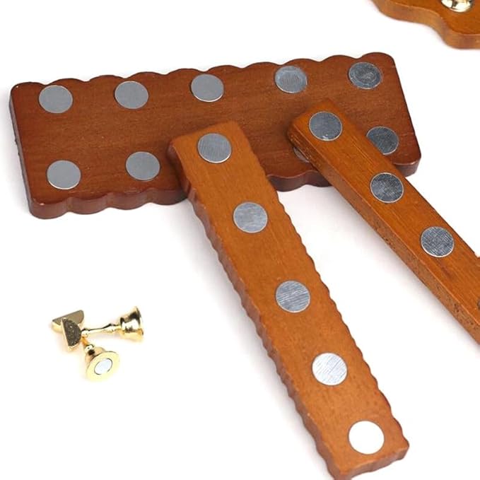 Vayve Wooden Nail Display Stand - Tip Practice Stand With Magnetic Holder for Nail Art