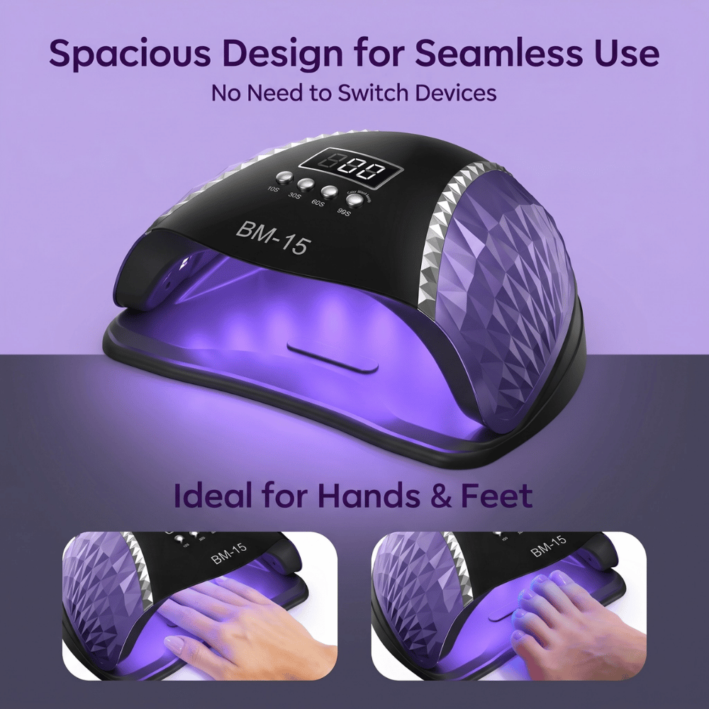 UV Lamp Nail Dryer BM-15 –  66 LEDs with Smart Sensor & LCD Display