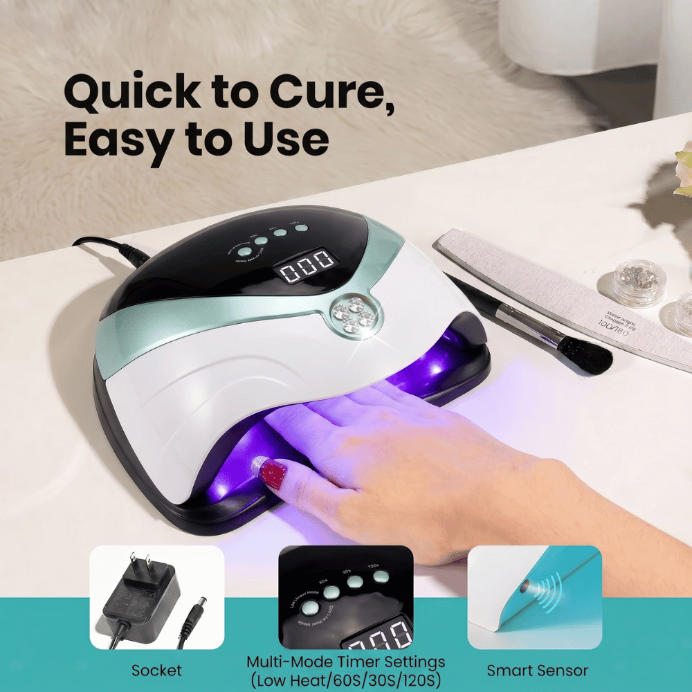 UV Lamp Nail Dryer L3 – 168W Nail Lamp with Smart Sensor & LED Display