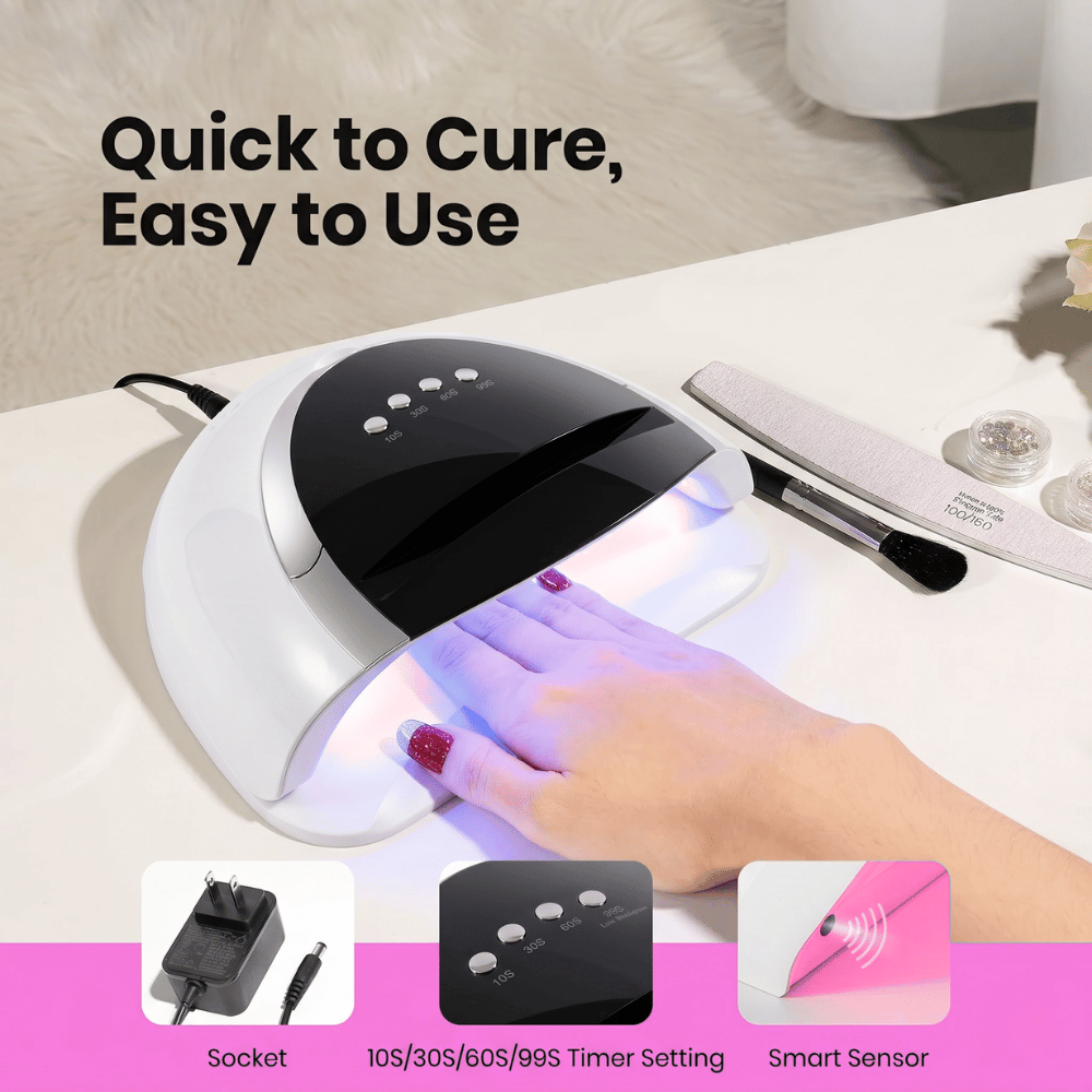 UV Lamp Nail Dryer YC-57 – 256W with Smart Sensor & LED Display