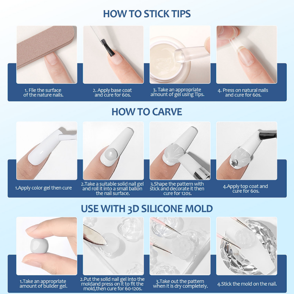 Vayve Solid Builder Gel 20g – Nail Extension Gel