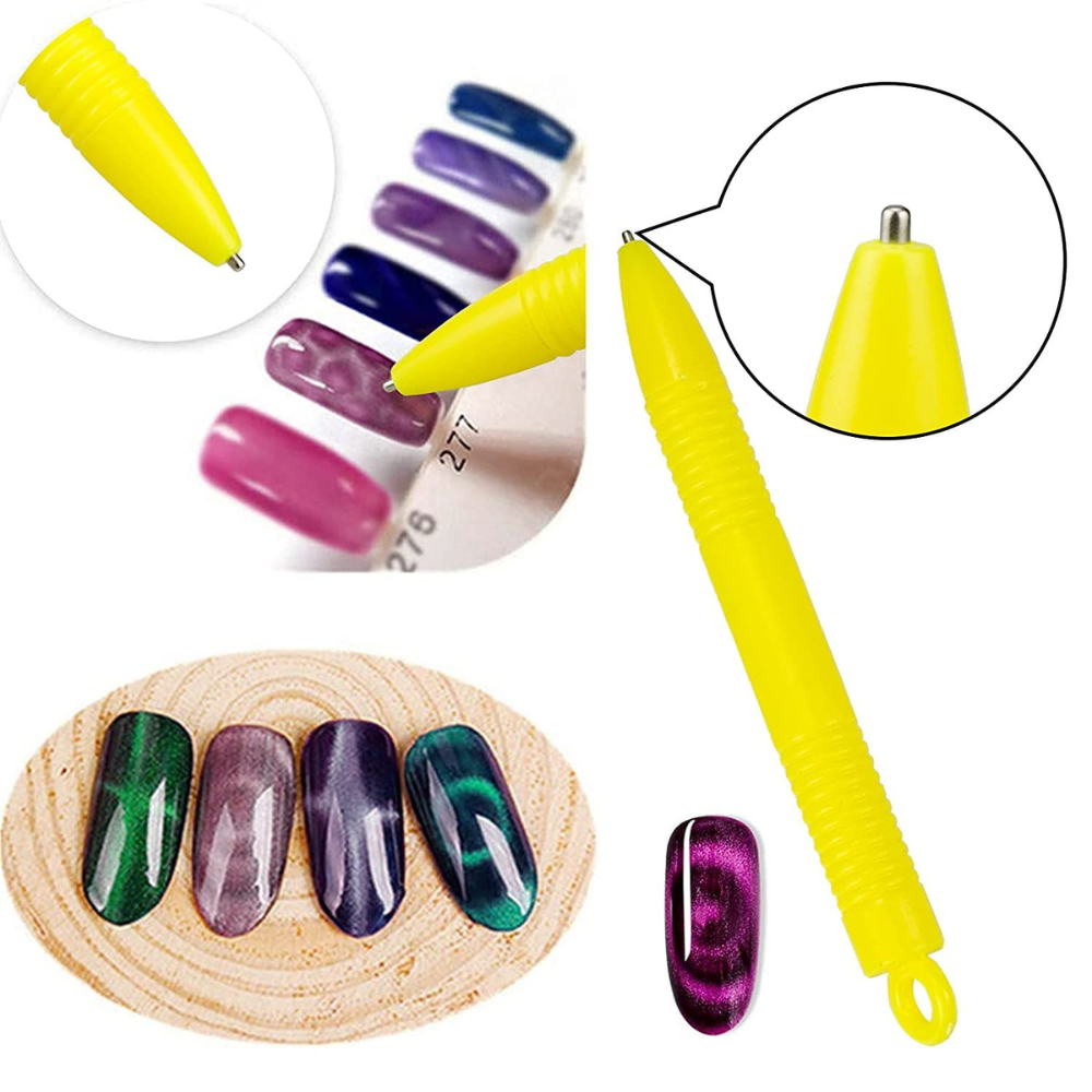 Vayve 10pcs Cat Eye Nail Magnet Tool Set for Magnetic Gel Polish Designs