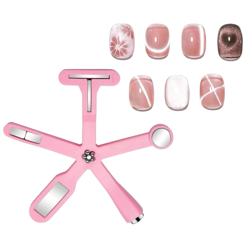 Vayve 6 in 1 Cat Eye Nail Magnet Tool for Magnetic Gel Designs