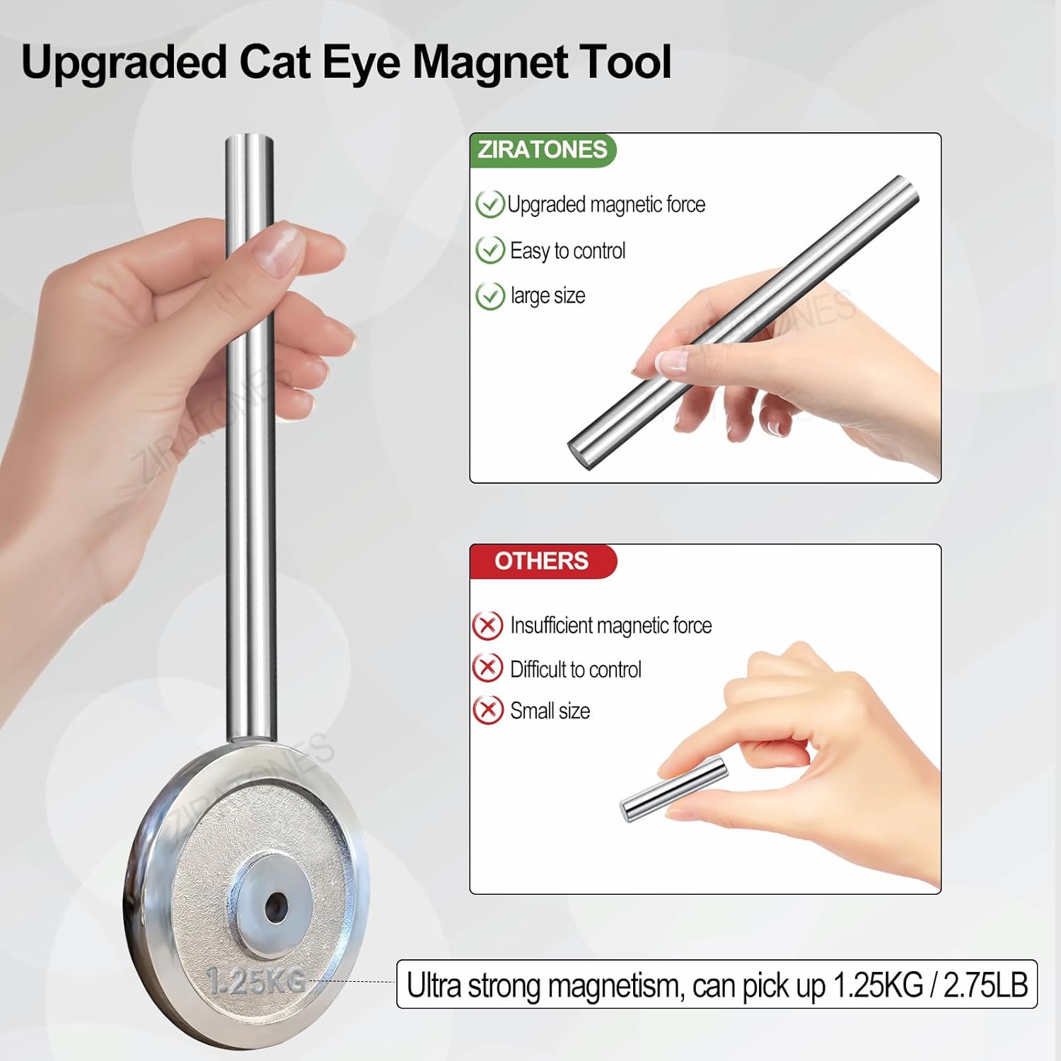 Vayve Double Head Cat Eye Nail Magnet Tool for Magnetic Gel Designs
