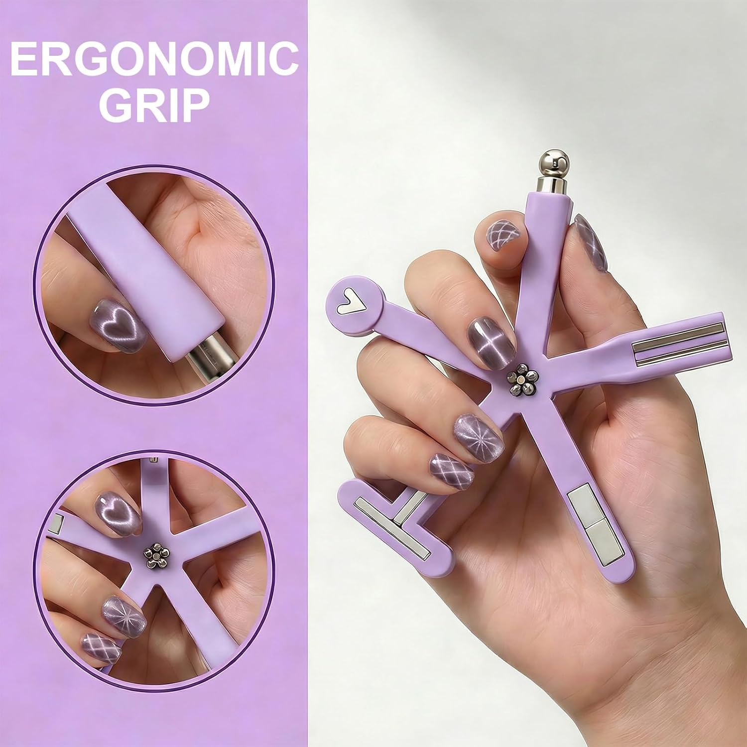 Vayve 9-in-1 Cat Eye Nail Magnet Tool | Multi-Functional Nail Magnet Pen