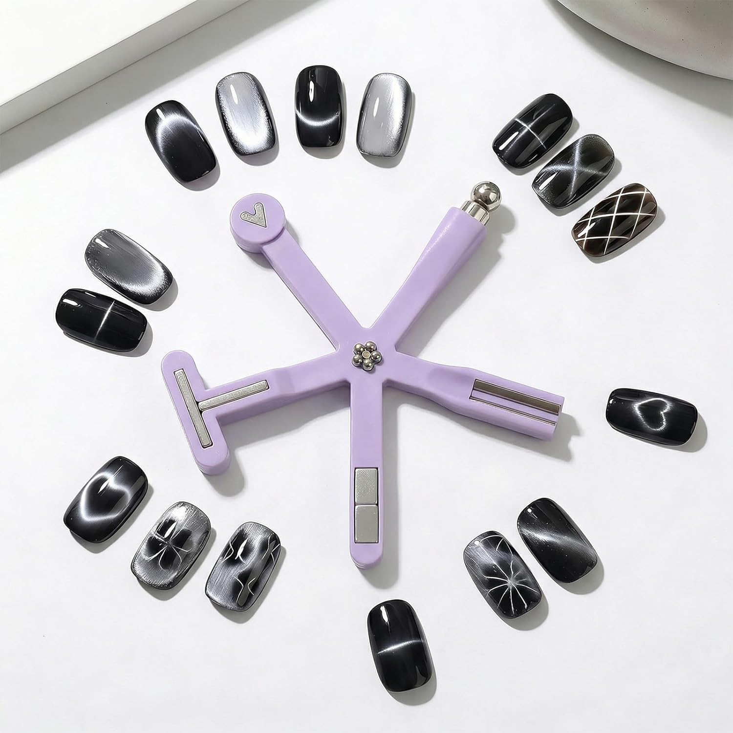 Vayve 9-in-1 Cat Eye Nail Magnet Tool | Multi-Functional Nail Magnet Pen