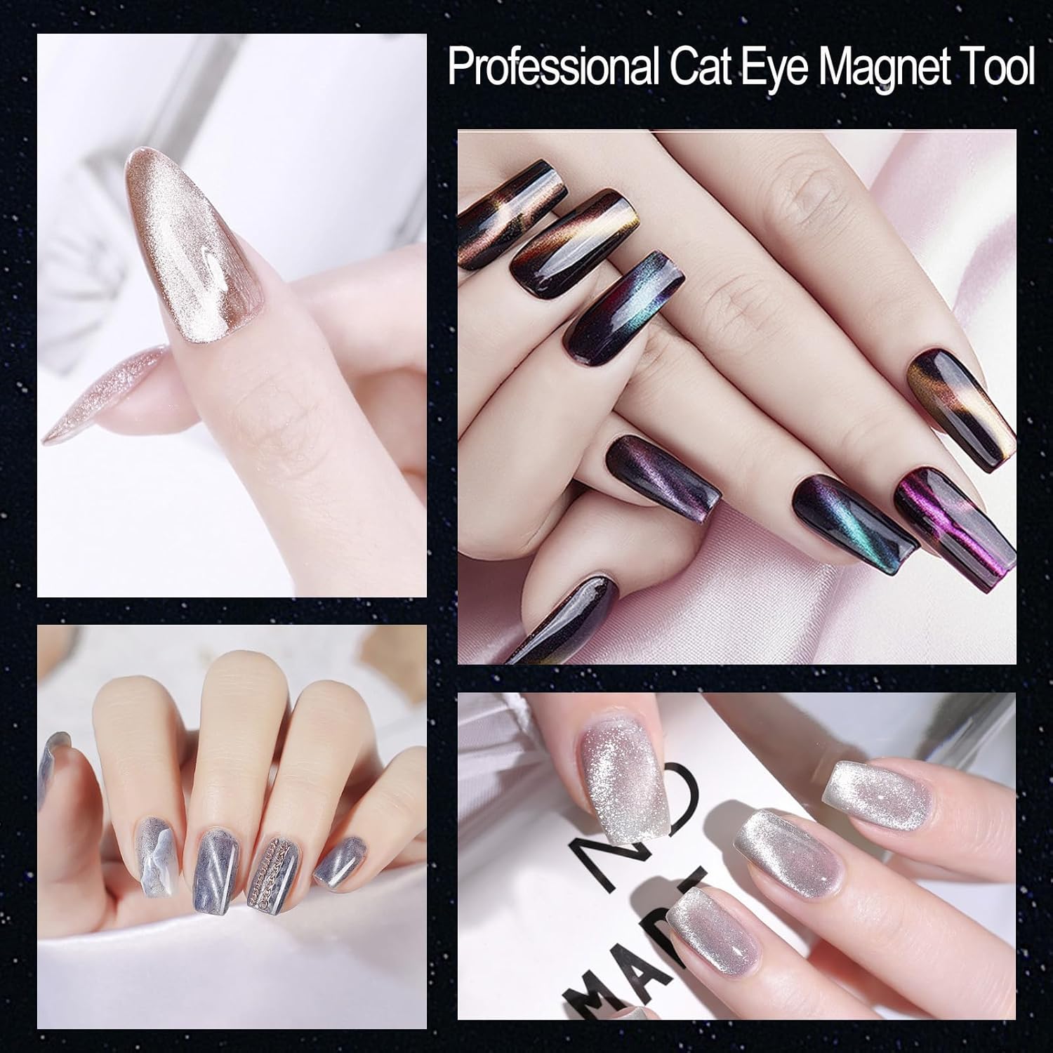 Vayve Double Head Cat Eye Nail Magnet Tool for Magnetic Gel Designs