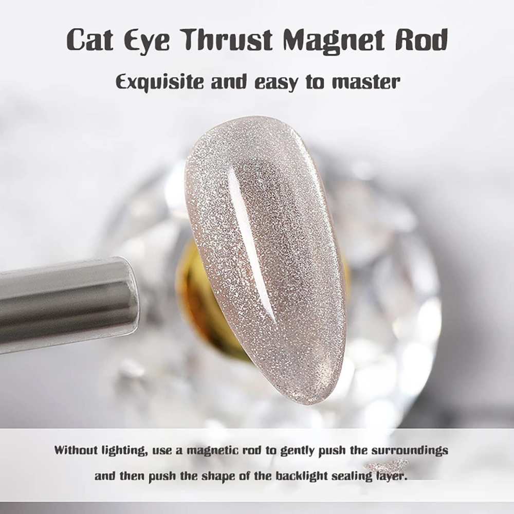 Vayve 10pcs Cat Eye Nail Magnet Tool Set for Magnetic Gel Polish Designs