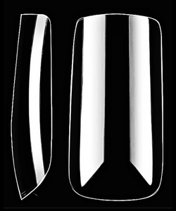 Vayve Soft Gel Nail Tips – Half Matte Pre Buff & Full Clear, 120 Pcs (12 Sizes)