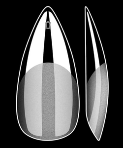 Vayve Soft Gel Nail Tips – Half Matte Pre Buff & Full Clear, 120 Pcs (12 Sizes)