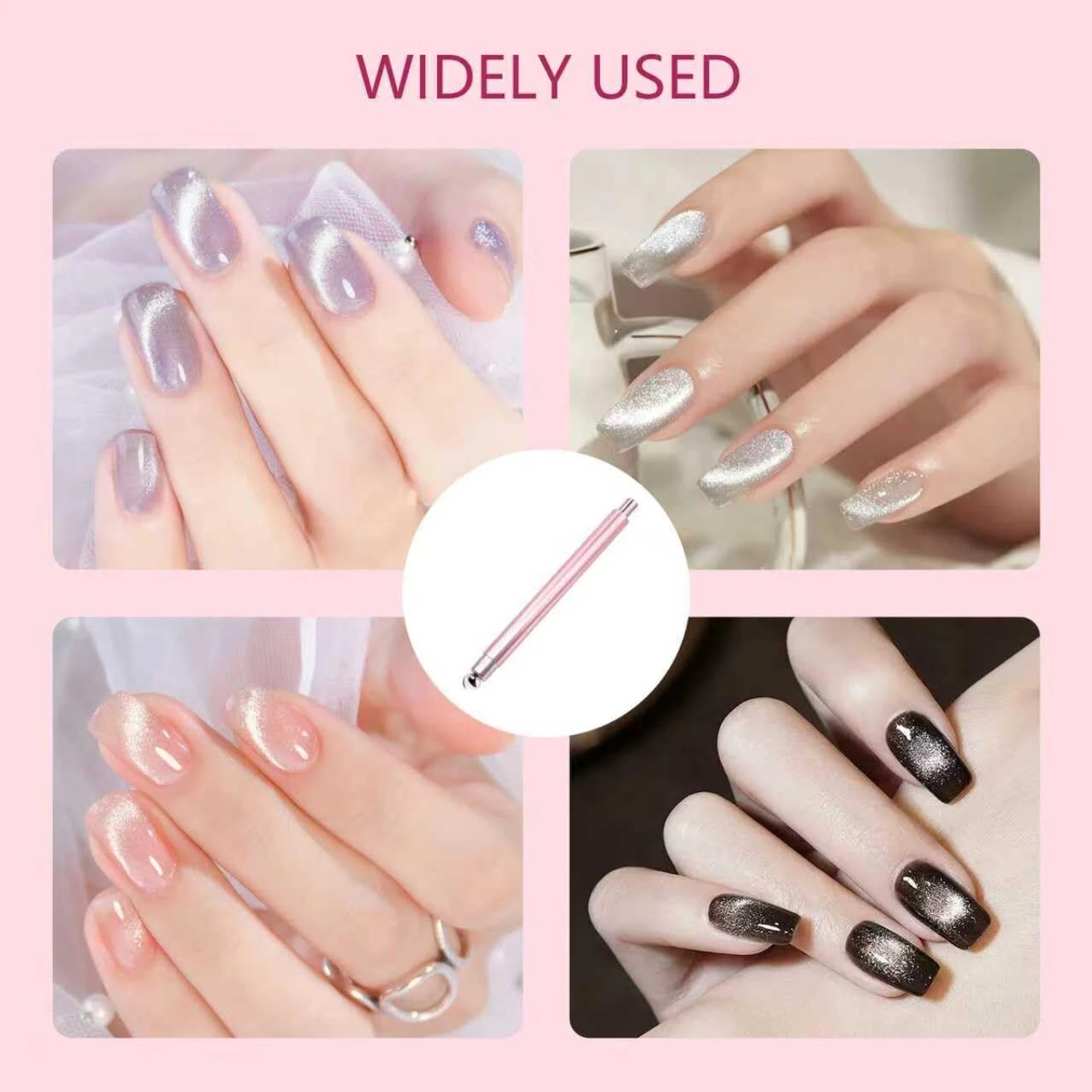 Vayve Dual-Ended Cat Eye Nail Magnet Pen for Magnetic Gel Designs