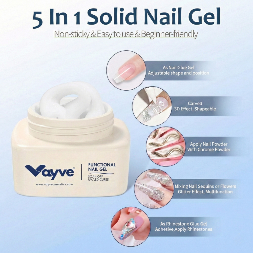Vayve Solid Builder Gel 20g – Nail Extension Gel